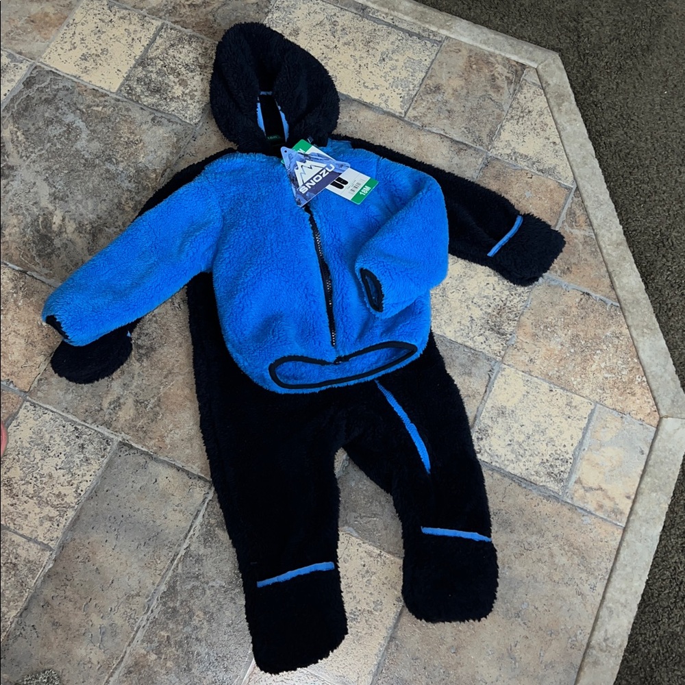Snozu 18 months fleeces snowsuit and jacket set nwt